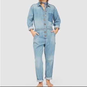 Billabong x Wrangler On The Range Denim Jumpsuit